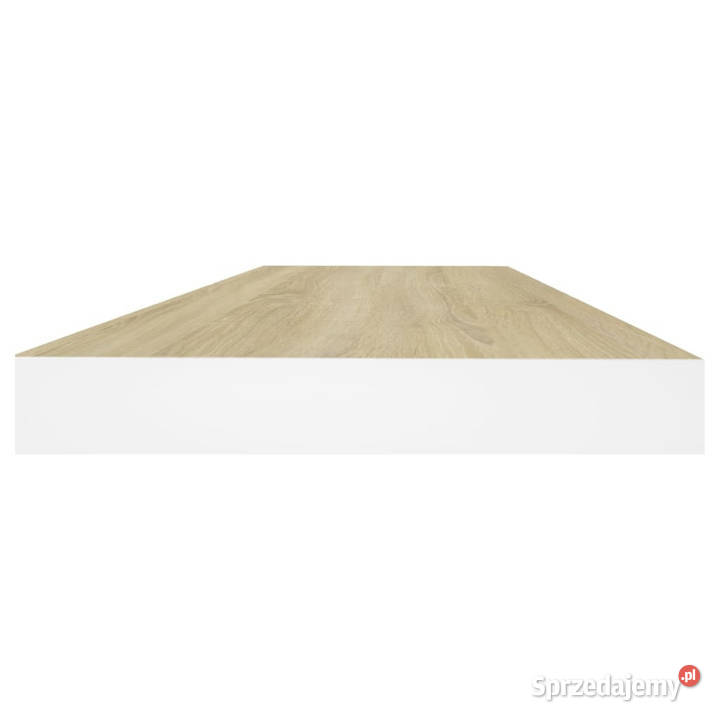 Półki ścienne 4 kolor dębu i biel 60x235x38 MDF Półki Warszawa