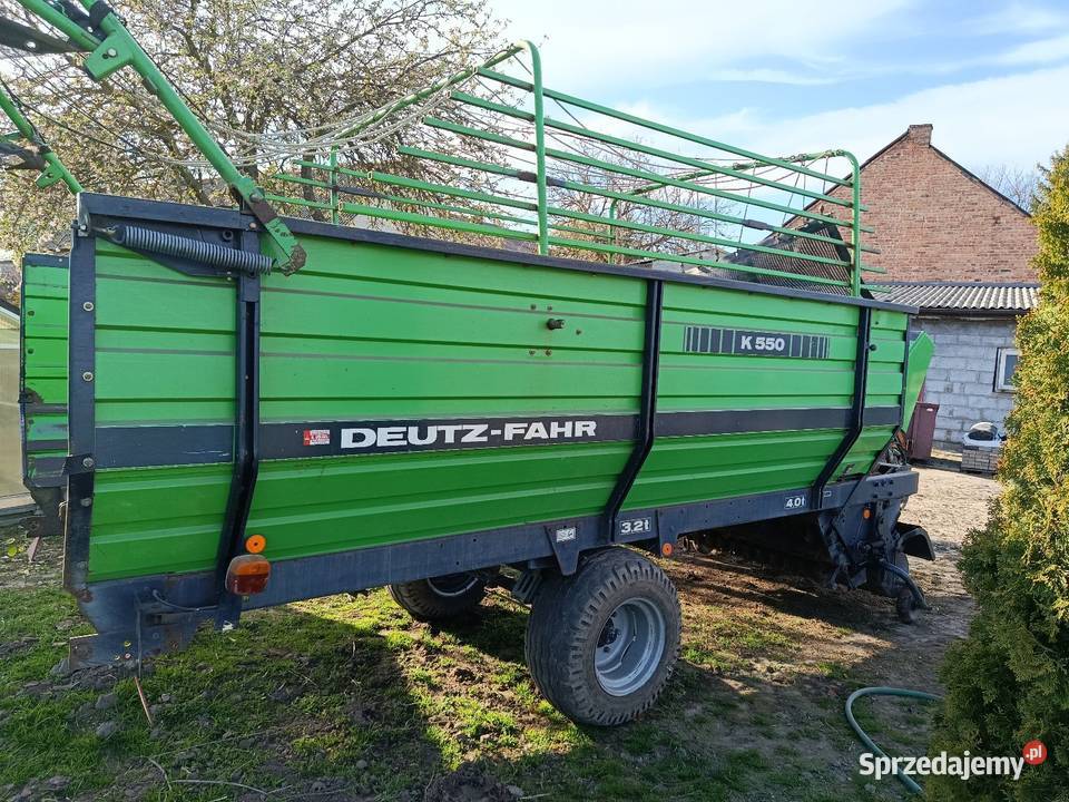 Przyczepa samozbierająca Deutz Fahr k550 sprzedam