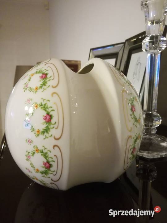 Porcelana Krautheim Rzadki wazon kugel Jastrzębie-Zdrój