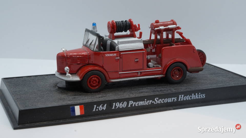 Samochód strażacki - Premier-Secours (1:64) STRAŻ Del Prado