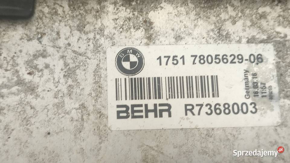 35BMW F10 F11 5 INTERCOOLER CHŁODNICA 1751 świętokrzyskie Włoszczowa