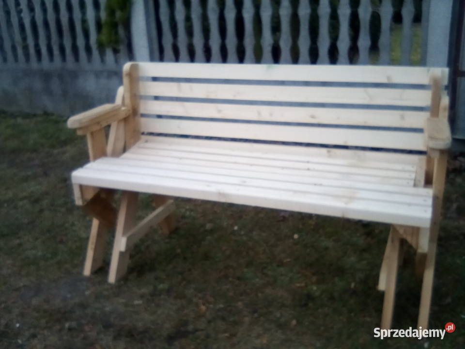 ławkostół 2 w 1 mebel ogrodowy Wieluń