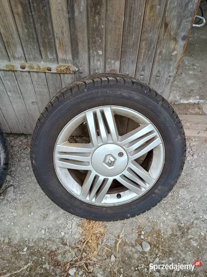 Felgi aluminiowe Renault 4x100 opony zimowe Izdebki sprzedam