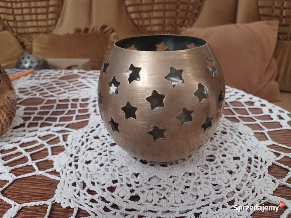 Duży lampion mosiężny Kolekcja wielkopolskie Poznań