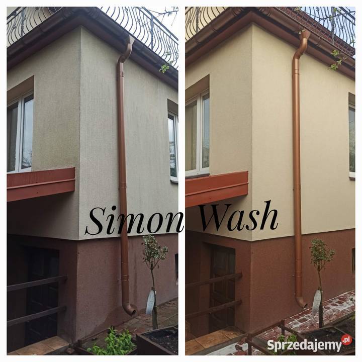 Niskociśnieniowe mycie elewacji zewnętrzne Lublin sprzedam