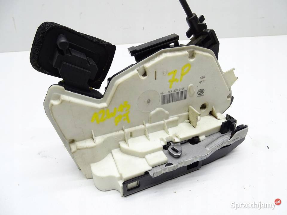 ZAMEK DRZWI PRAWY TYŁ TYLNY VW GOLF VII 7 PIN