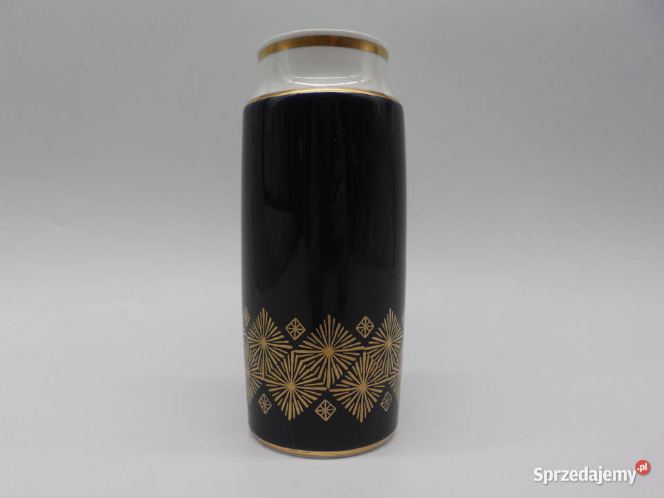 Wazon Porcelanowy Vintage ECHT WEIMAR KOBALT Porcelana i szkło Raszków