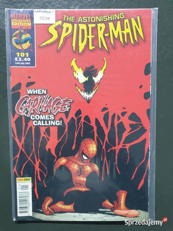 The Astonishing SpiderMan CARNAGE komiks Marvel Gdynia