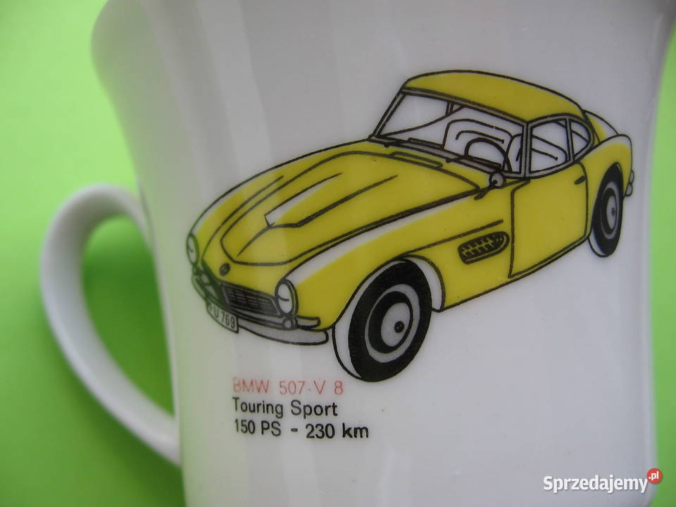 BMW 507 V8 Jaguar Typ E Bavaria Germany kubek Gadgety motoryzacyjne Przemyśl