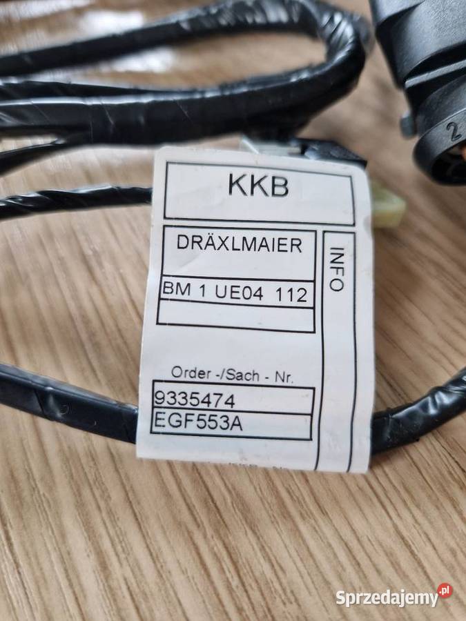 Nowa wiązka zderzaka przedniego czujników warmińsko-mazurskie Kieźliny