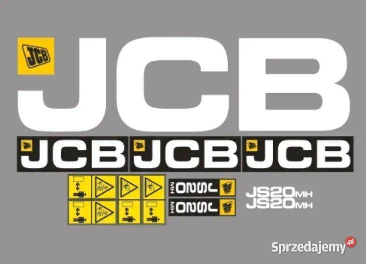 Naklejki oklejenie JCB JS20MH Zamiennik mazowieckie Janików