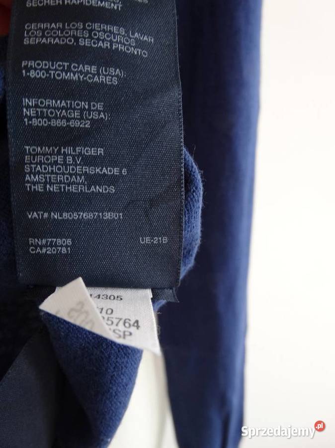 Sweter Kardigan Granatowy Bawełniany Tommy podlaskie Łomża sprzedam