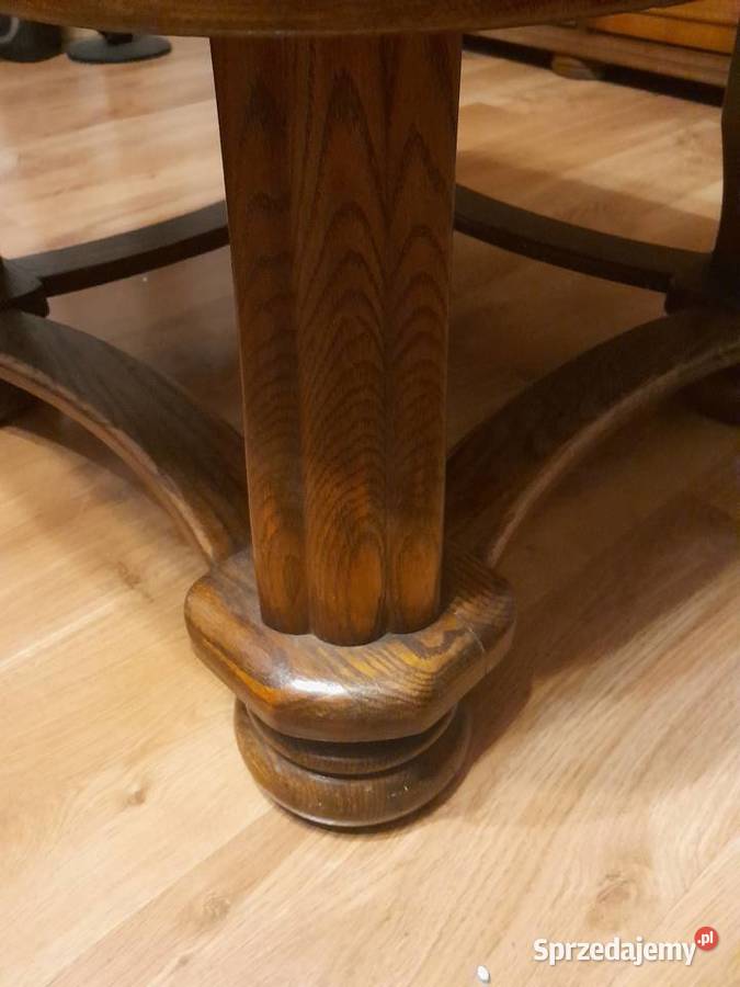Stolik dębowy 80cm
