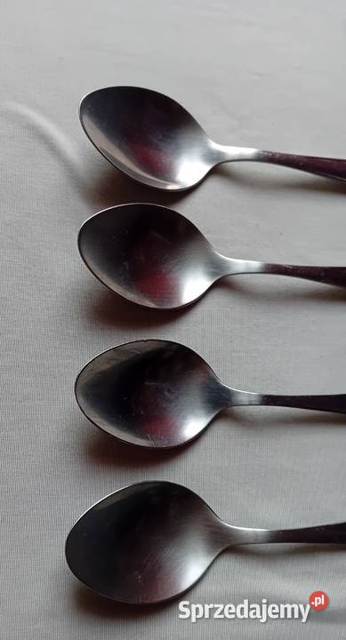 Zestaw 4 łyżek stołowych ze stali nierdzewnej