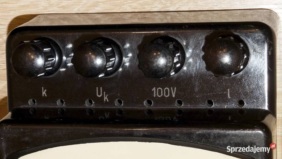 Miernik laboratoryjny watomierz analogowy 100 V Gliwice