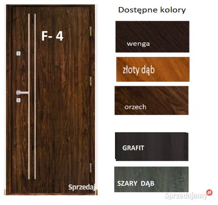 Drzwi akustyczne zewnętrzne wejściowe Bytom