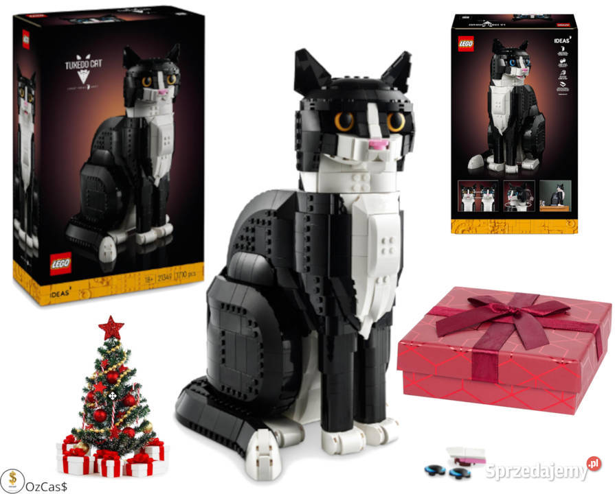 LEGO IDEAS 21349 białoczarny KOT OKAZJA NA Warszawa sprzedam
