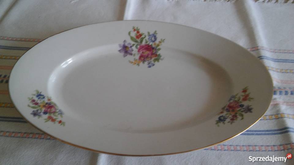talerz patera porcelanowy półmisek bogato Gdańsk