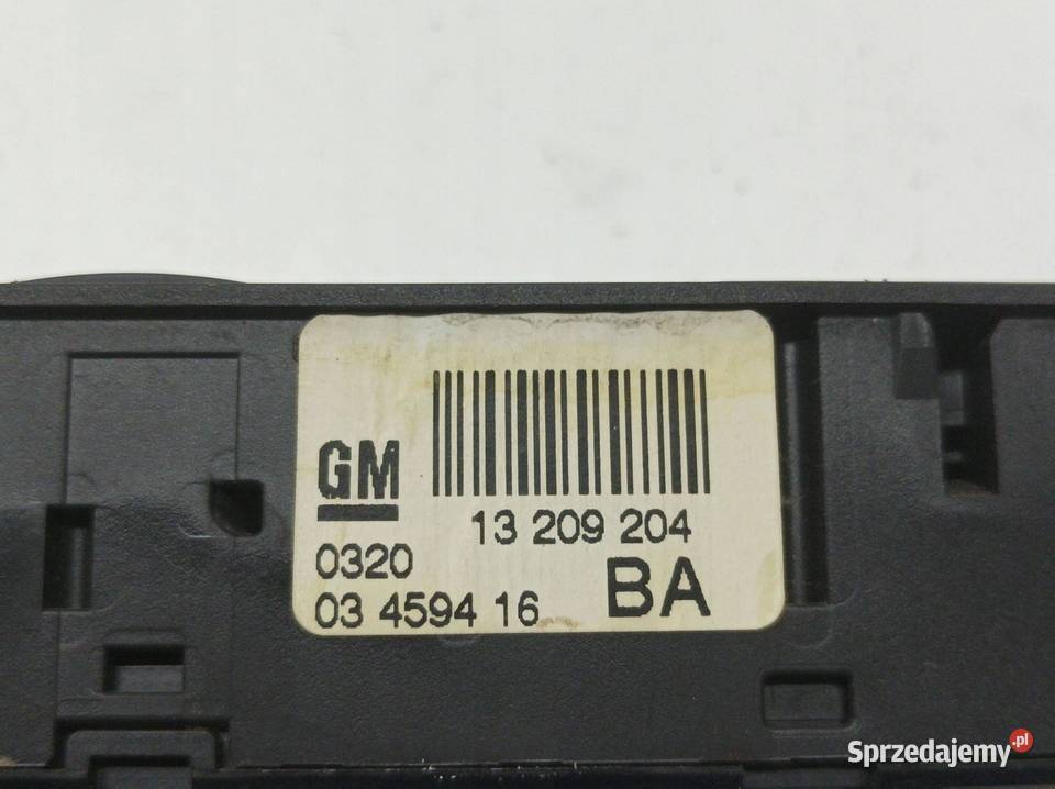 PRZEŁĄCZNIK SZYB LEWY PRZÓD ORG 13209204 OPC