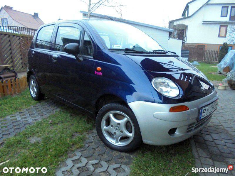 Daewoo Matiz Wersja STYLE 1 wszy właściciel granatowy Hajnówka