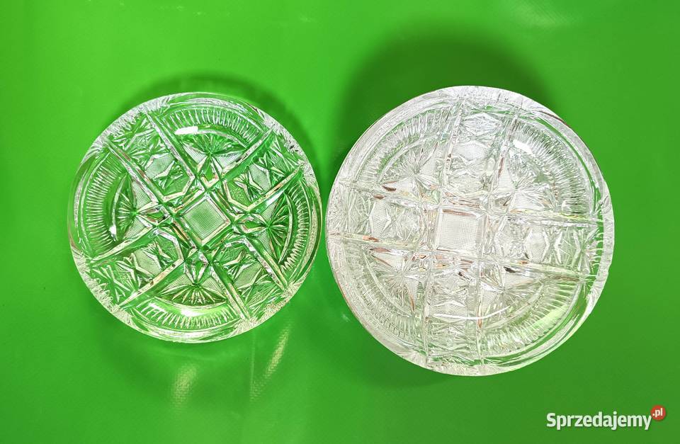 Talerzyki deserowe kryształowe 6 Opole