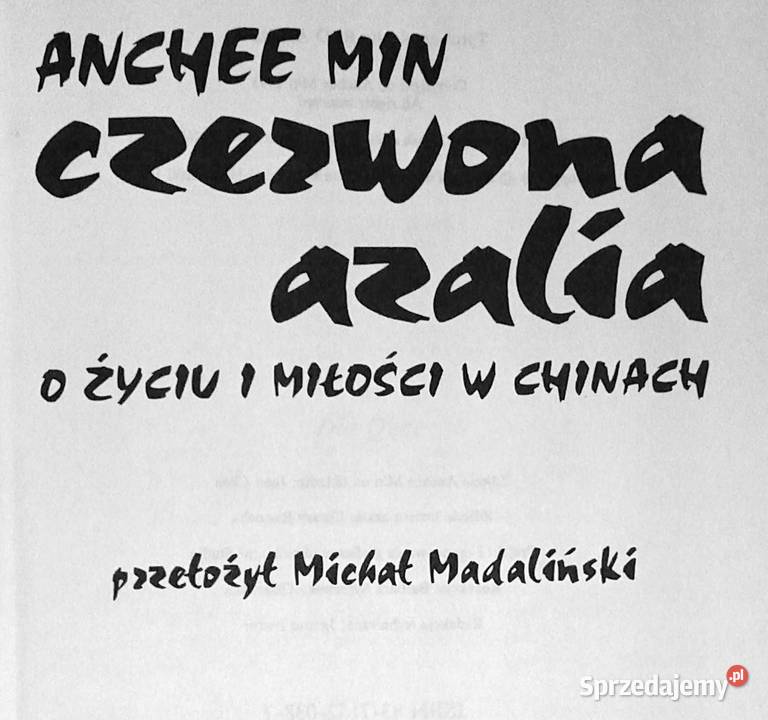 Czerwona Azalia Anchee Min Chełm