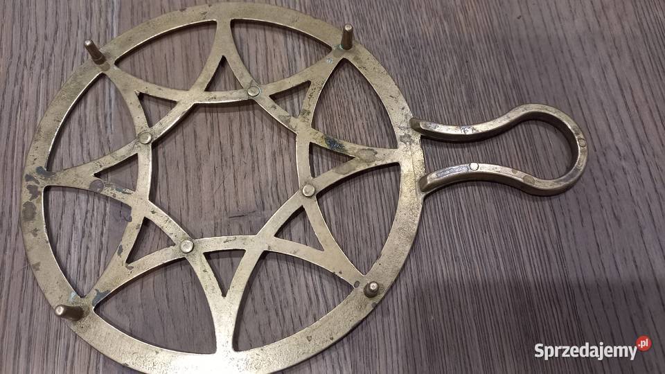 Podstawka mosiężna pod garnek żelazko 682