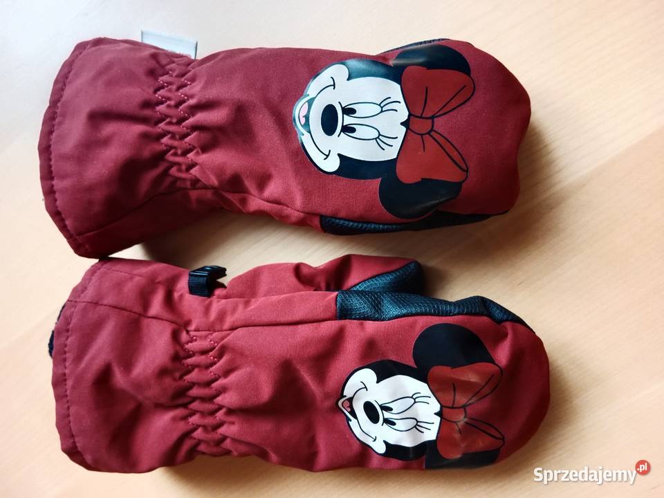 Rękawice nieprzemakalne watowane z jednym palcem Myszka Miki sprzedam