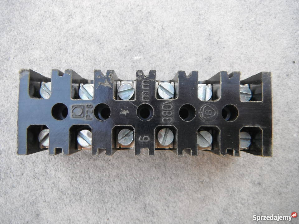 Listwa zaciskowa gwintowana 6 torowa 4 6 10 mm2 Barak