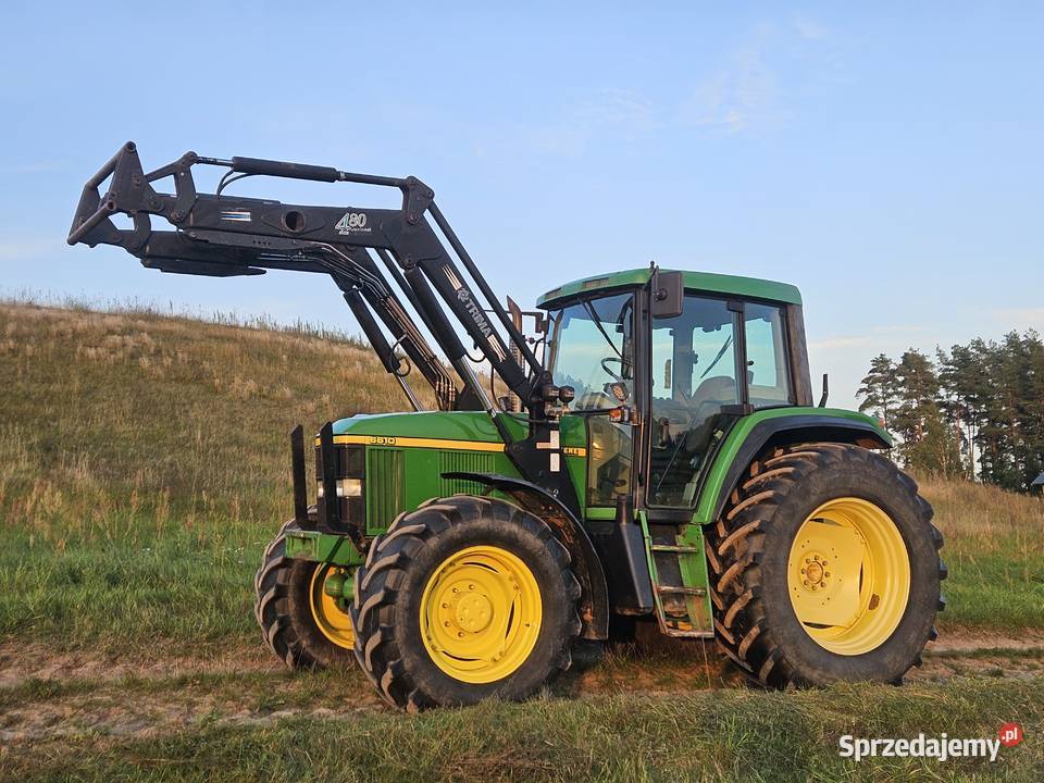 John Deere 6610 ładowacz Trima 480 TLS PowerQuad WOM 540/1000 obr. Puńsk