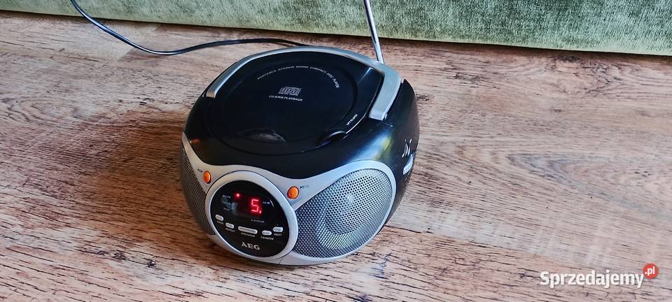 Niezawodny Boombox AEG SR 4351 CD Radio Stereo Wąbrzeźno