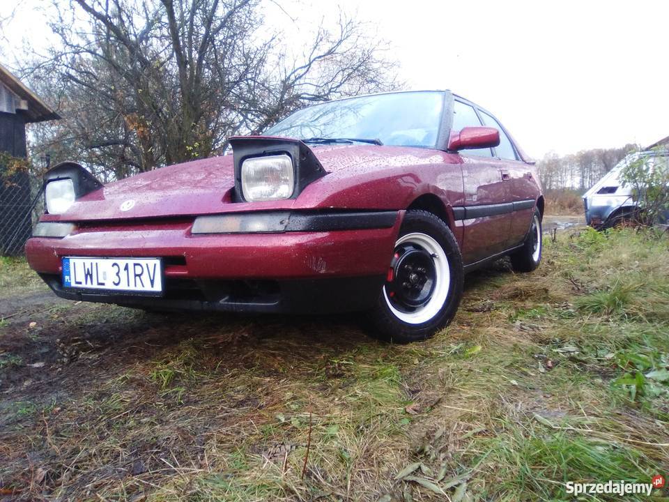Mazda 323f BG Zamiana wiśniowy lubelskie sprzedam