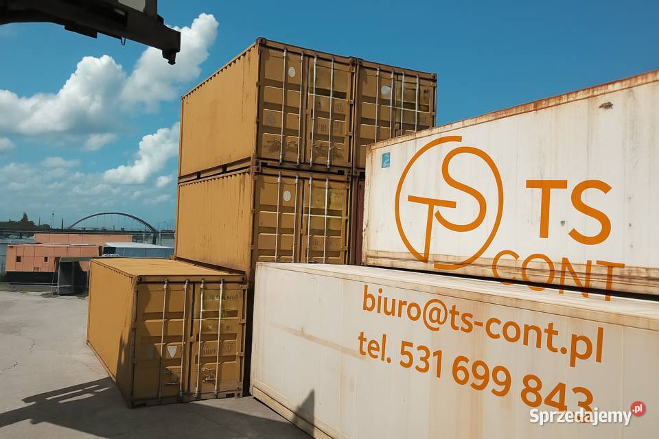 Kontener morski magazynowy budowlany 20 DV CARGO kujawsko-pomorskie Bydgoszcz