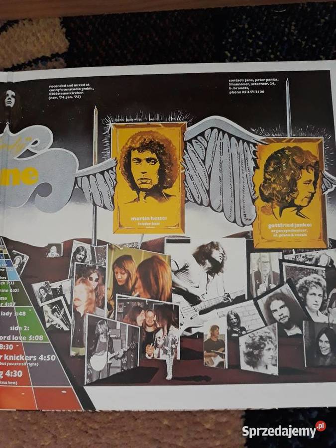 Archiwalne wykopaliska Krautrocka JANE Lady 1975 Rzeszów