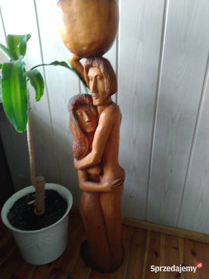 Rzeźba figura drewno Głogów