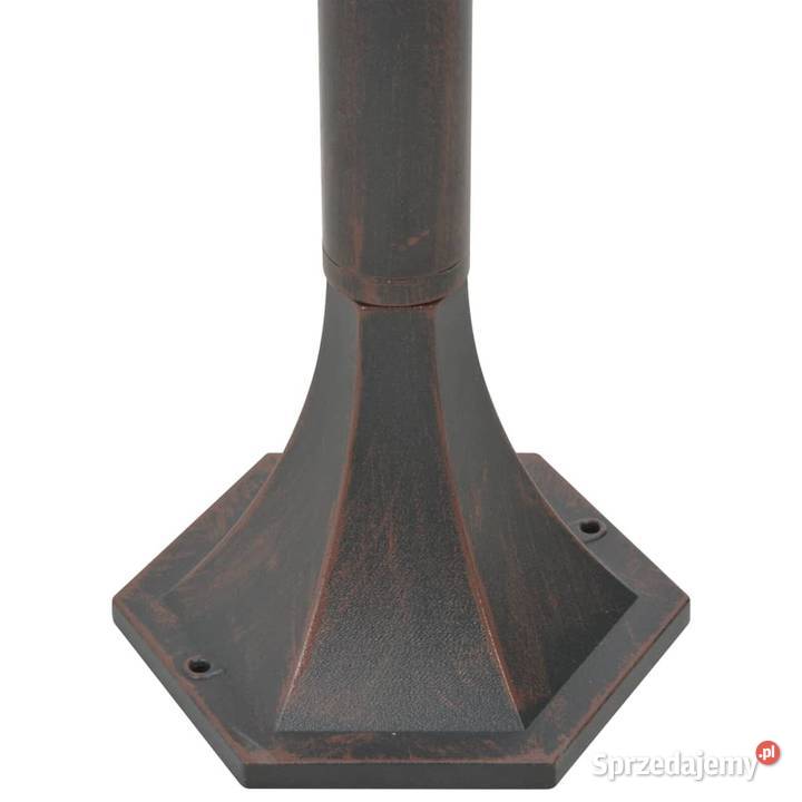 vidaXL Lampy ogrodowe E27 aluminium 6 brązowe Warszawa