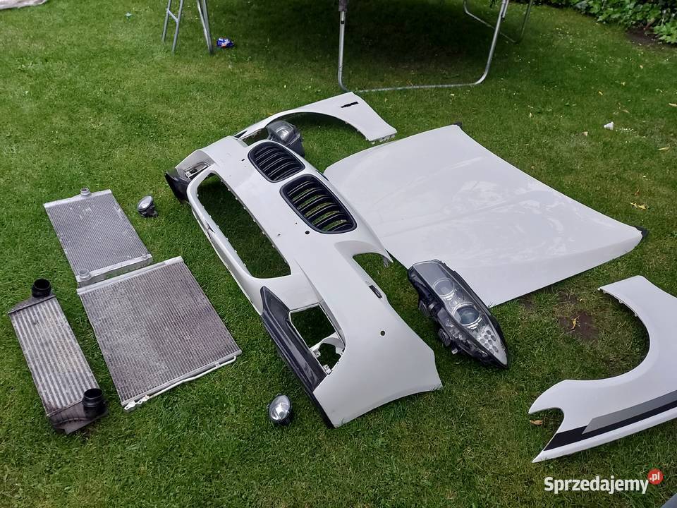 BMW 5 F10 F11 KOMPLETNY przód Zderzak Lampy Euro Zestawy części blacharskich