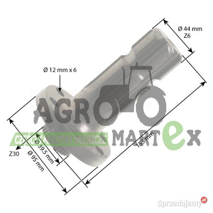 926150220011 926150220010 WAŁEK PTO 1 34 6 FREZ sprzedam