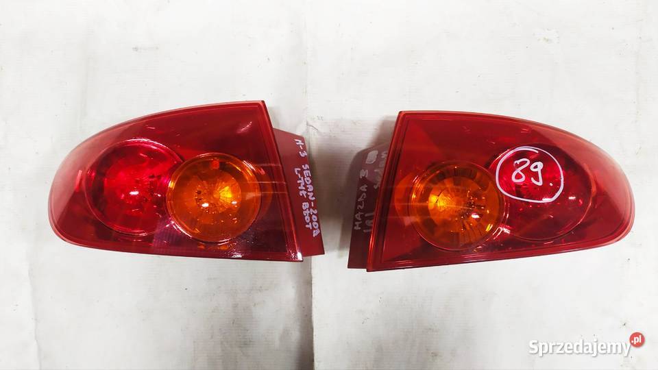 Mazda3 sedan 2003 2005 lampa tył lewa prawa Wrocław sprzedam