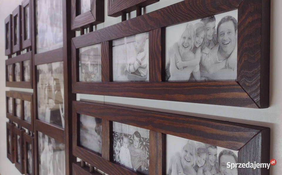 Galeria Multirama z drewna Ramka Na zdjęcia Foto Ramki i ramy Lublin sprzedam