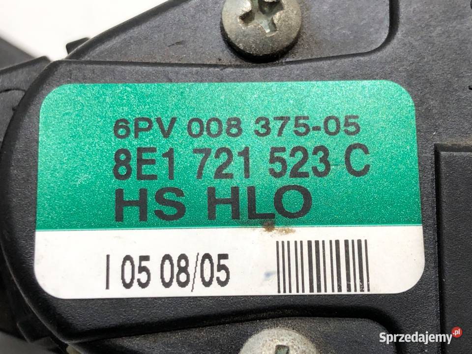 POTENCJOMETR GAZU AUDI A4 B7 8E1721523C 20 140 Potencjometry