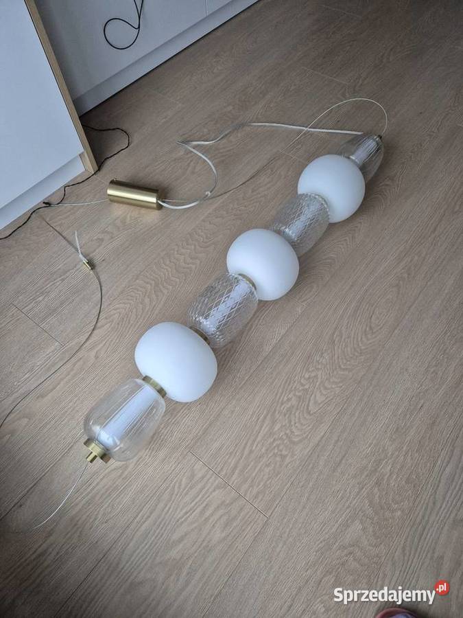 Duża lampa wisząca Caro złota LED Milagro Warszawa