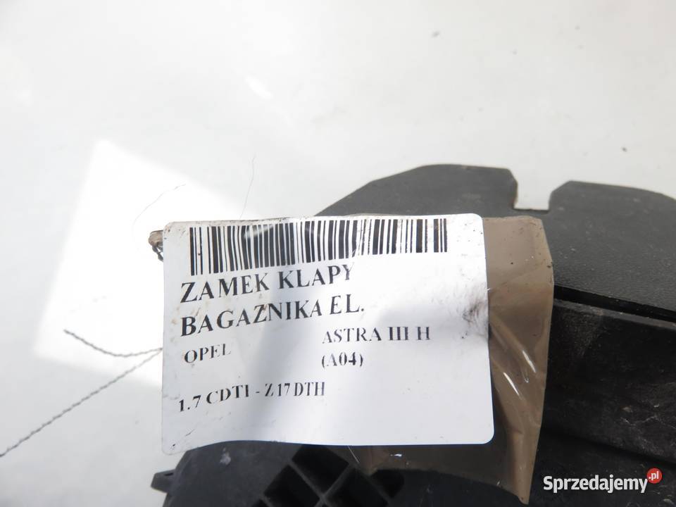 ZAMEK KLAPY OPEL ASTRA III H 1317285 małopolskie