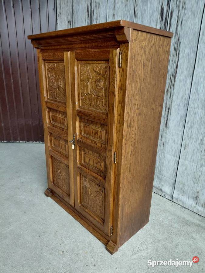 wysoka komoda rzeżbiona 504 sprzedam