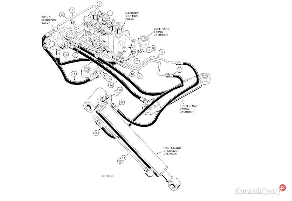 Case 580K katalog części