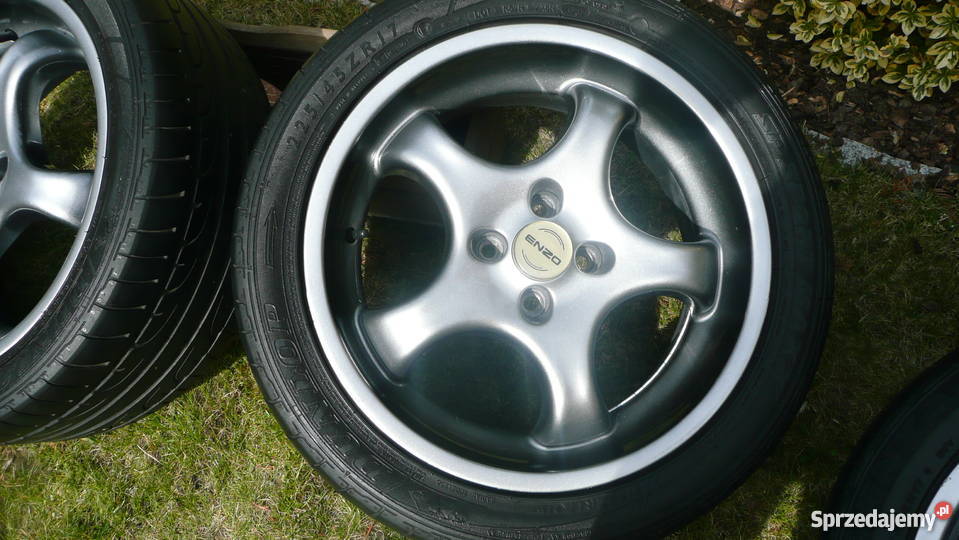 Piękne Felgi ENZO CUP 17 4 OPONY Kalisz sprzedam
