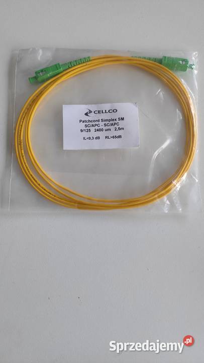 Patchcord światłowodowy CELLCO SCAPC SCAPC Rypin