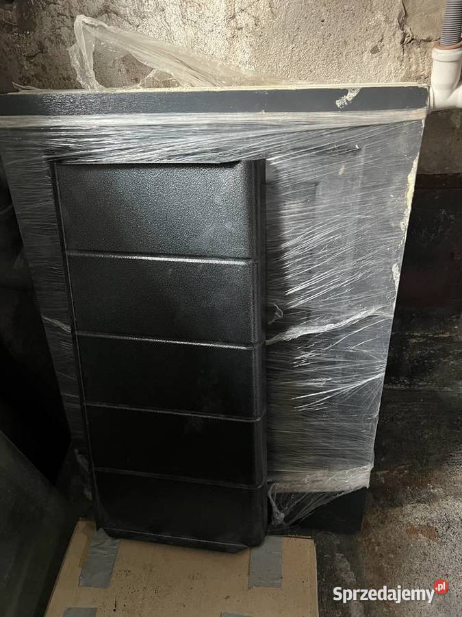 Okno 3 szybowe 55x75 antracyt parapet Gniezno