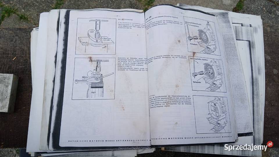 Podrecznik naprawy BMW R75 Sahara Fotokopia Gryfów Śląski