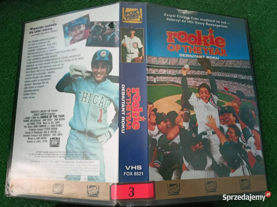 Kaseta VHS film Rookie the heart podkarpackie Rzeszów